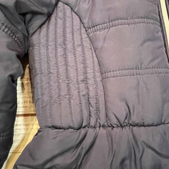 Girls Tommy Hilfiger Long Puffer Jacket with Faux Fur Hood - Picture 5 of 10